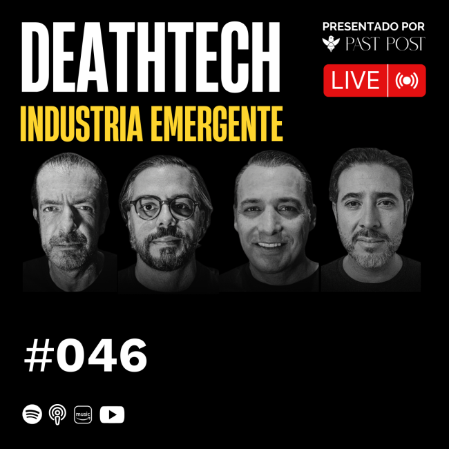 Caratula DeathTech tecnologia, duelo y legado digital Antes de Morir Podcast Ep 46
